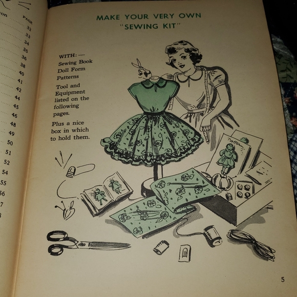 Soft Cover Vtg Picture Sewing Book for Children 8-12 - Picture 3 of 8